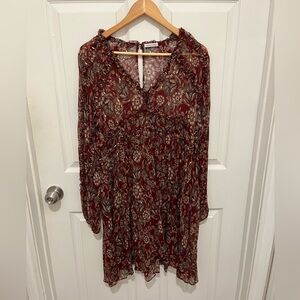 NWOT Unsubscribed Floral Flowy Dress Size 10